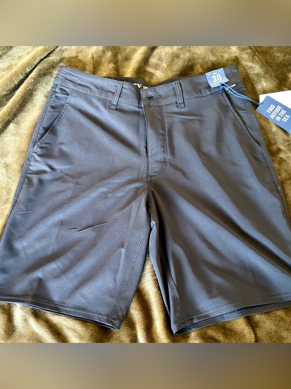 Salty Crew Men's Dark Blue Athletic Hybrid Shorts